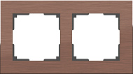Рамка 2-м корич.алюм./Werkel Aluminium Рамка 2-м корич.алюм./Werkel Aluminium