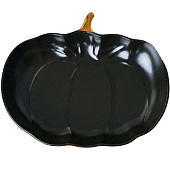  Блюдо сервировочное Repast Pumpkin 23х19х4 см чёрное 6561-BG 