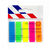  Этикетка 45х12/ 5х20л НЕОН Attomex  пластик.полупрозр.самоклей в пластик.блистере (24/576) /2011703/ 