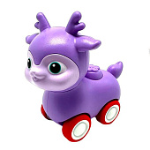  Заводная игрушка Олень, 3 цвета, 9 см, А780-90 