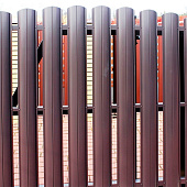 Евроштакетник двухсторонний Европланка 126мм-1,5м RAL: 8017 Шоколадно-коричневый Евроштакетник двухсторонний Европланка 126мм-1,5м RAL: 8017 Шоколадно-коричневый