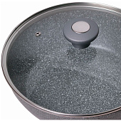  Сотейник 28х7.5см с крышкой 4277GR 