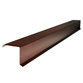  Фронтонная планка 115-90 RAL 8017 шоколад L=2м 