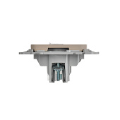 Розетка компьютерная встраиваемая RJ45 UTP cat 5e, цвет льняной, IEK FLITE