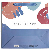 Пакет ламинированный квадратный «Only for you», 30х30х12 см, 5226258 Пакет ламинированный квадратный «Only for you», 30х30х12 см, 5226258