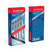  Ручка гелевая черная ErichKrause G-Point, игла, стержень, 130 мм, 17628 