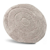 Коврик для ванной Джулия круг 50 серый HJ-C1305 Коврик для ванной Джулия круг 50 серый HJ-C1305