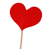  Набор шпажек для торта 12 шт. "Heart", (8 см) 