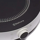  Плитка индукционная  1конф 6елый SA-7160W 