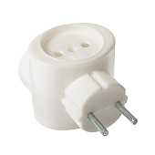Тройник электр. 220В 6А бел. REXANT 11-1064 Тройник электр. 220В 6А бел. REXANT 11-1064