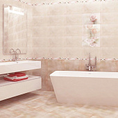 Плитка  25х40 Розовый свет св/розовая 00-00-1/5-09-00-41-355 /Belleza (1,5м2)