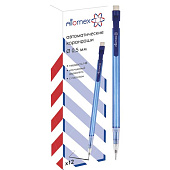  Карандаш механический 0,5мм ATTOMEX (deVENTE) HB с ластиком, непрозр.корпус с рез.держ. 5010301 