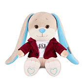 Мягкая игрушка Jack&Lin, зайчик Жак в бархатном пиджаке с футболкой, 25 см Мягкая игрушка Jack&Lin, зайчик Жак в бархатном пиджаке с футболкой, 25 см