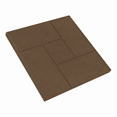 Полимер-песчанная плитка "Калифорния" 330х330х25, шоколад Полимер-песчанная плитка "Калифорния" 330х330х25, шоколад