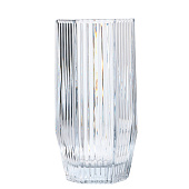  Ваза «Эдисон», линии, 28х13.5 см, стекло 10872848 