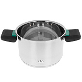 Кастрюля 2,8 л, d 18 см LARA LR02-242 Изумруд Кастрюля 2,8 л, d 18 см LARA LR02-242 Изумруд