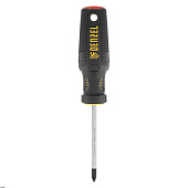 Отвертка PH1х75мм, CrV, трехкомпонентная рукоятка, Denzel Отвертка PH1х75мм, CrV, трехкомпонентная рукоятка, Denzel