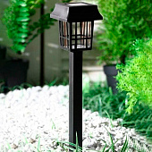  Фонарь садовый Шар 34/10х10см LED на солнечной батарее, холодный белый арт.MASP8251 Код258523 