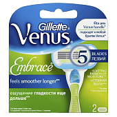 Сменные кассеты для бритья VENUS Embrace 2шт Сменные кассеты для бритья VENUS Embrace 2шт