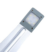  Лампа настольная "Стиль" 6 диодов usb-провод сенсор серебро 37х11,5х7 см   1364499 