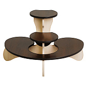 Полка для цветов Багира-2 800х550х520 венге/дуб выбеленный 3587847 Полка для цветов Багира-2 800х550х520 венге/дуб выбеленный 3587847