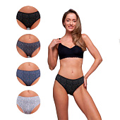  Трусы слипы женские 6802-110, разноцветный, L 