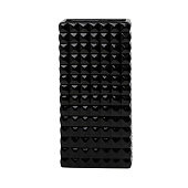  Ваза Структура, Д120 Ш70 В250, черный Cha21 