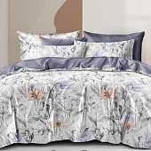  Комплект постельного белья Cleo сатин набивной Satin Lux евро CL31/741-SL 