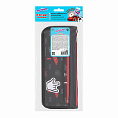 Пенал мягкий ЮНЛАНДИЯ, 2 отделения, полиэстер, Cool vibes, черный, 21х9х6 см, 271573 Пенал мягкий ЮНЛАНДИЯ, 2 отделения, полиэстер, Cool vibes, черный, 21х9х6 см, 271573