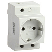 Розетка на DIN-рейку РАр10-3-ОП, с заземл., IEK MRD10-16 Розетка на DIN-рейку РАр10-3-ОП, с заземл., IEK MRD10-16