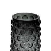  Ваза «Валери», 23х11 см, стекло, серая, 10872825 