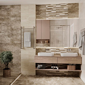  Плитка напольная 41.8х41.8 Онда Коричневый /БерезаКерамика (1,4м2) 