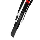 Нож 18мм, сменное лезвие, SK4, метал. направляющая, фиксатор, Vertextools Нож 18мм, сменное лезвие, SK4, метал. направляющая, фиксатор, Vertextools