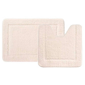Набор ковриков для ванны и туалета 65х45 и 45х45 светло-бежевый микрофибра PSET02Mi13 Iddis Набор ковриков для ванны и туалета 65х45 и 45х45 светло-бежевый микрофибра PSET02Mi13 Iddis
