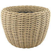 Кашпо ротанг 12,0 л d260 h245'Verda Line' бразильский орех Д2743 Кашпо ротанг 12,0 л d260 h245'Verda Line' бразильский орех Д2743