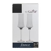  Фужеры для шампанского Dance 250мл 2шт, FL09901 