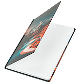  Блокнот с резинкой в клетку 96л, БОЛЬШОЙ ФОРМАТ А4 204х299мм, BRAUBERG, Landscape,115531 