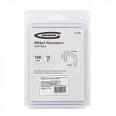 Скобы для степлера тип 140, 10мм, 1250шт, усиленные, Gross Скобы для степлера тип 140, 10мм, 1250шт, усиленные, Gross