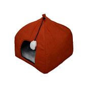 Дом Микки вельвет с игрушкой арт 041 вид 1 красный ZooMoDa Дом Микки вельвет с игрушкой арт 041 вид 1 красный ZooMoDa