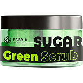  Скраб-мусс для тела сахарный Fabrik cosmetology Sugar Green Scrub 200мл 