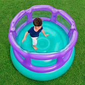Батут Bestway игровой Laugh'n Leap 152x152x84см, 4 колышка, запл д/ремонта, до 55кг, 3+ арт.52646 Код272072 Батут Bestway игровой Laugh'n Leap 152x152x84см, 4 колышка, запл д/ремонта, до 55кг, 3+ арт.52646 Код272072