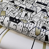  Обои 0.53х10м Город арт.91116 Темно-серый /Elysium 