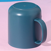  Кружка пластиковая Доляна «Дракончик», 350 мл, цвет бирюзовый 9643033 