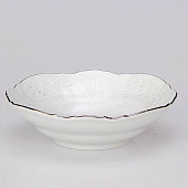  Салатник круглый 19 см Thun Bernadotte, декор "Деколь, отводка платина" БТФ0204 