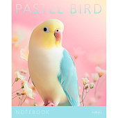 Тетрадь А5 96л скрепка клетка пласт.обл. Pastel Animals серия (30) /96Т5В1пл/