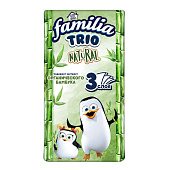  Платки бумажные Familia TRIO NAT HANKY 3-х сл. Арт.5085743 