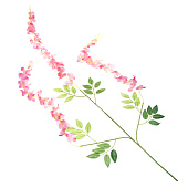  LADECOR Растение искусственное "Лиана цветочная " 2 цвета - розовые 