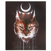 Тетрадь 48л. А5 гребень клетка Lunar dark Animals, 3312-48 Тетрадь 48л. А5 гребень клетка Lunar dark Animals, 3312-48