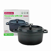 Кастрюля FRANCE 20х9.5см из литого алюминия с антипригарным покрытием 4456 Кастрюля FRANCE 20х9.5см из литого алюминия с антипригарным покрытием 4456