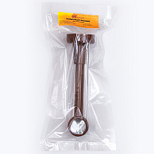  Кронштейн с осн. орех (пластик) в упаковке (1 шт) 